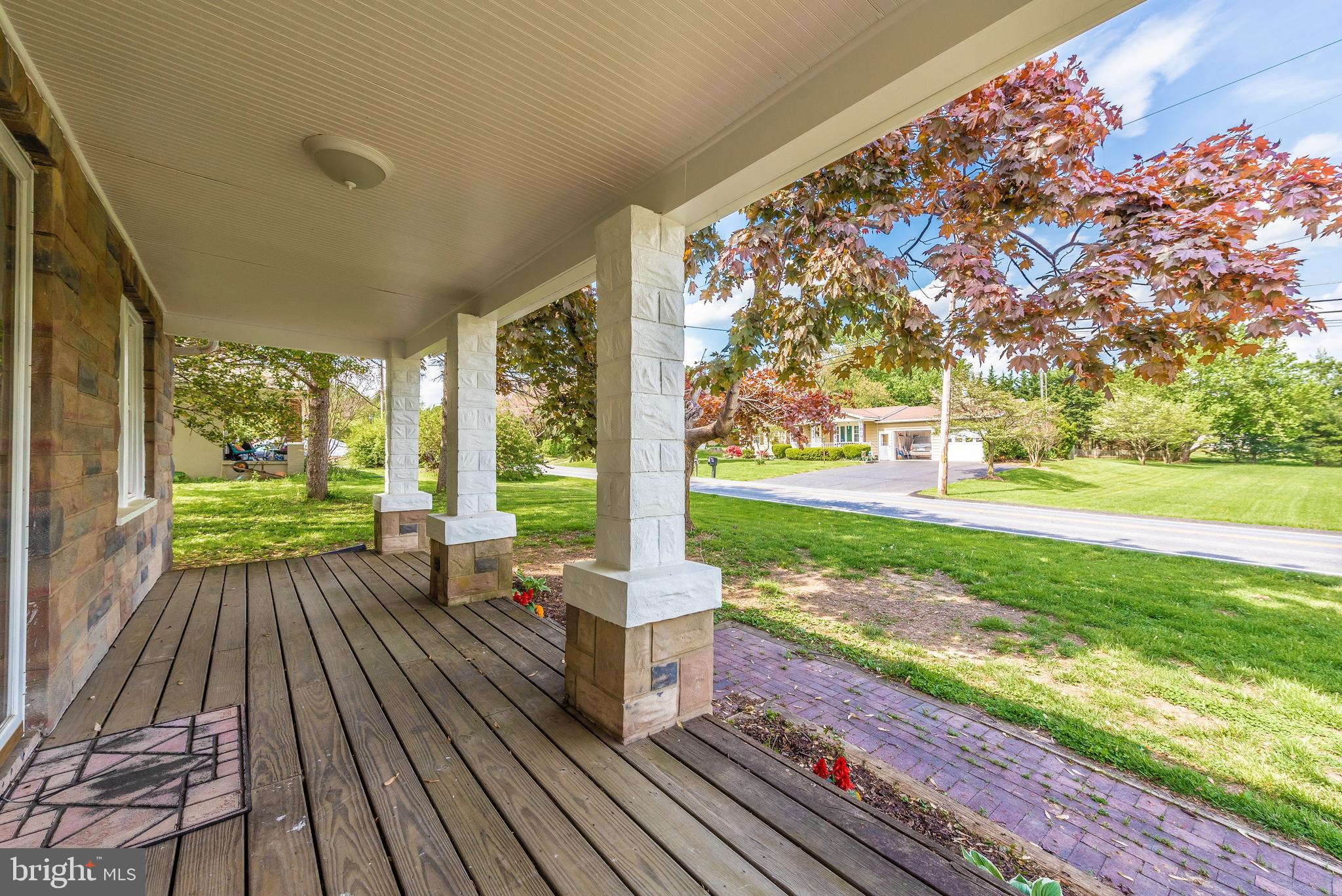 7832 Rocky Springs Road Frederick, MD 21702 - Photo 4 of 41 Covered front porch with peaceful views.