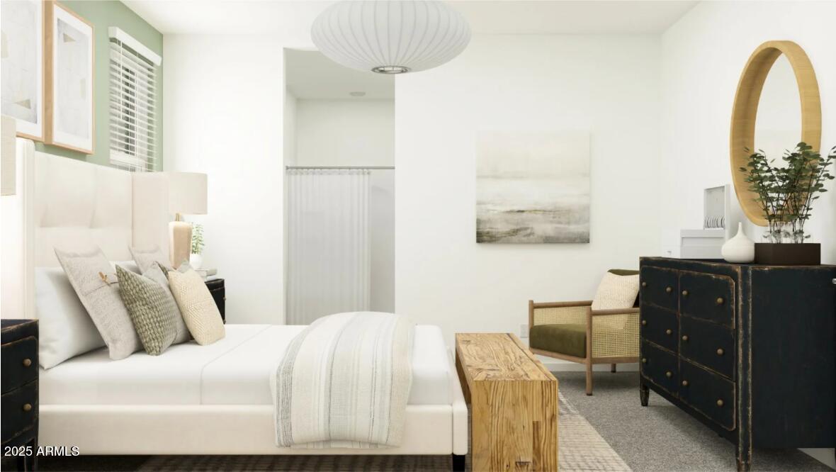 14955 West Hackamore Drive Surprise, AZ 85387 - Photo 8 of 19 a bedroom with a bed and wooden floor