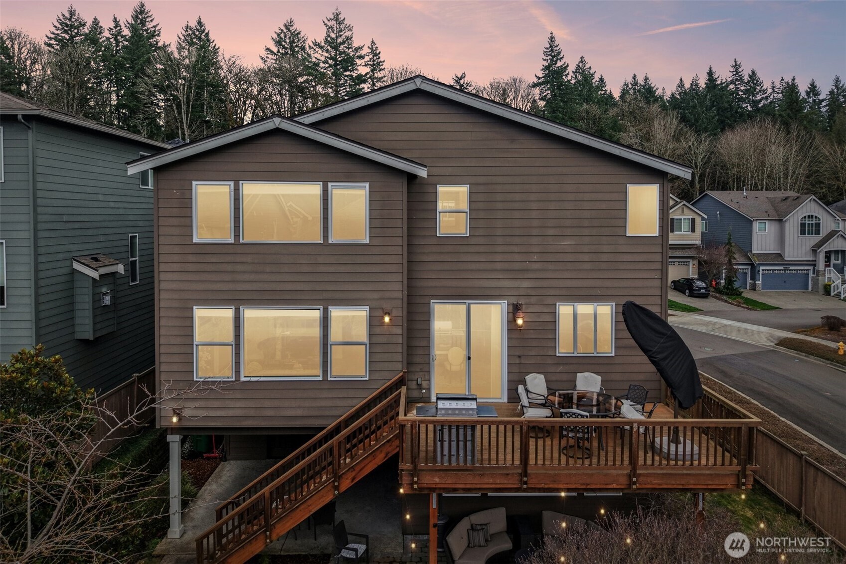14025 163rd Place Southeast Renton, WA 98059 - Photo 30 of 33 a view of a house with wooden deck