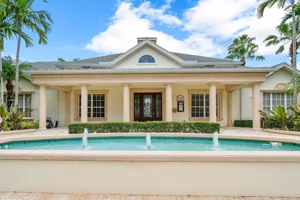 a view of outdoor space yard deck patio and swimming pool