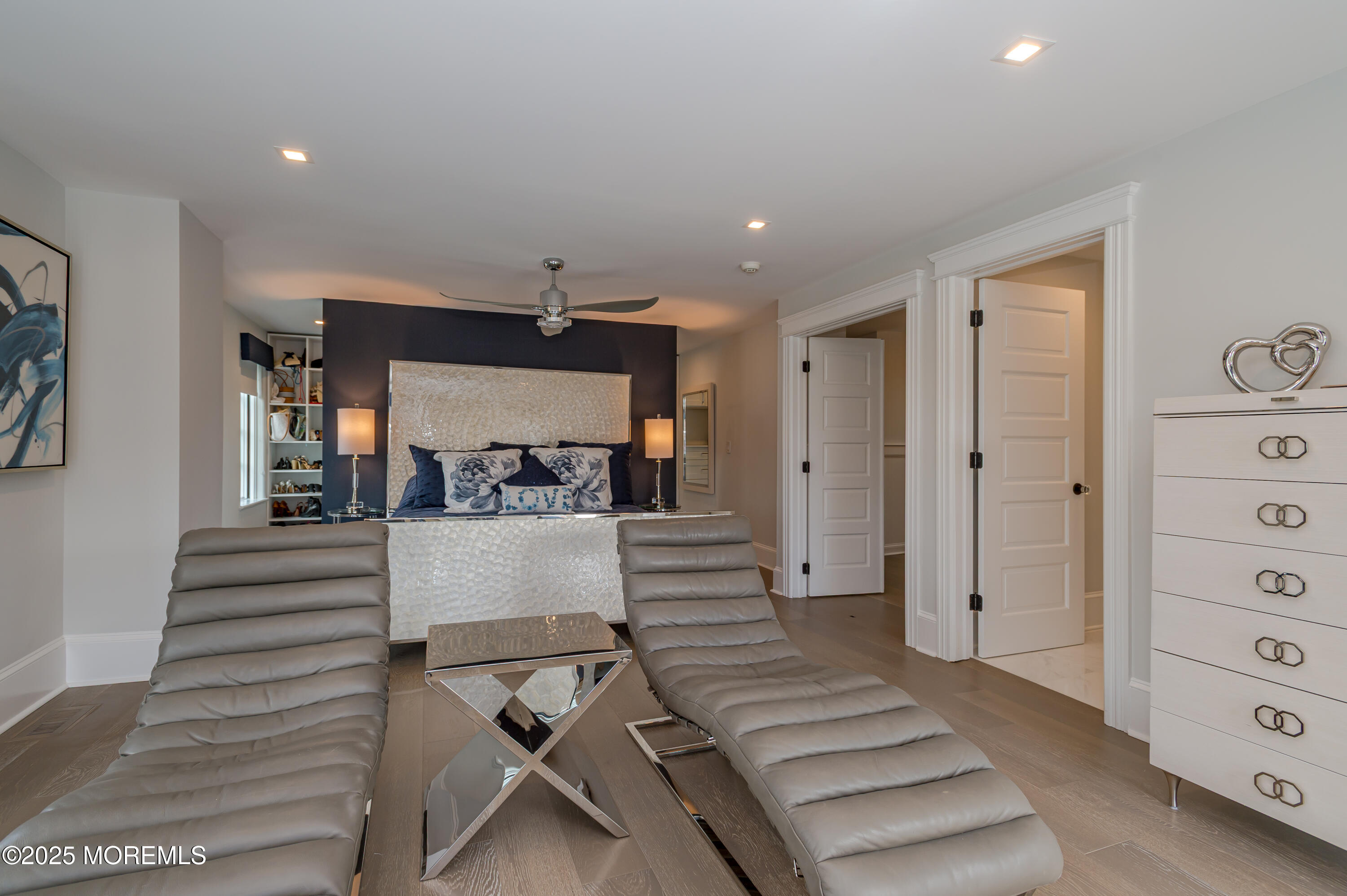 112 Passaic Avenue Spring Lake, NJ 07762 - Photo 23 of 69 a view of living room kitchen with furniture and wooden floor