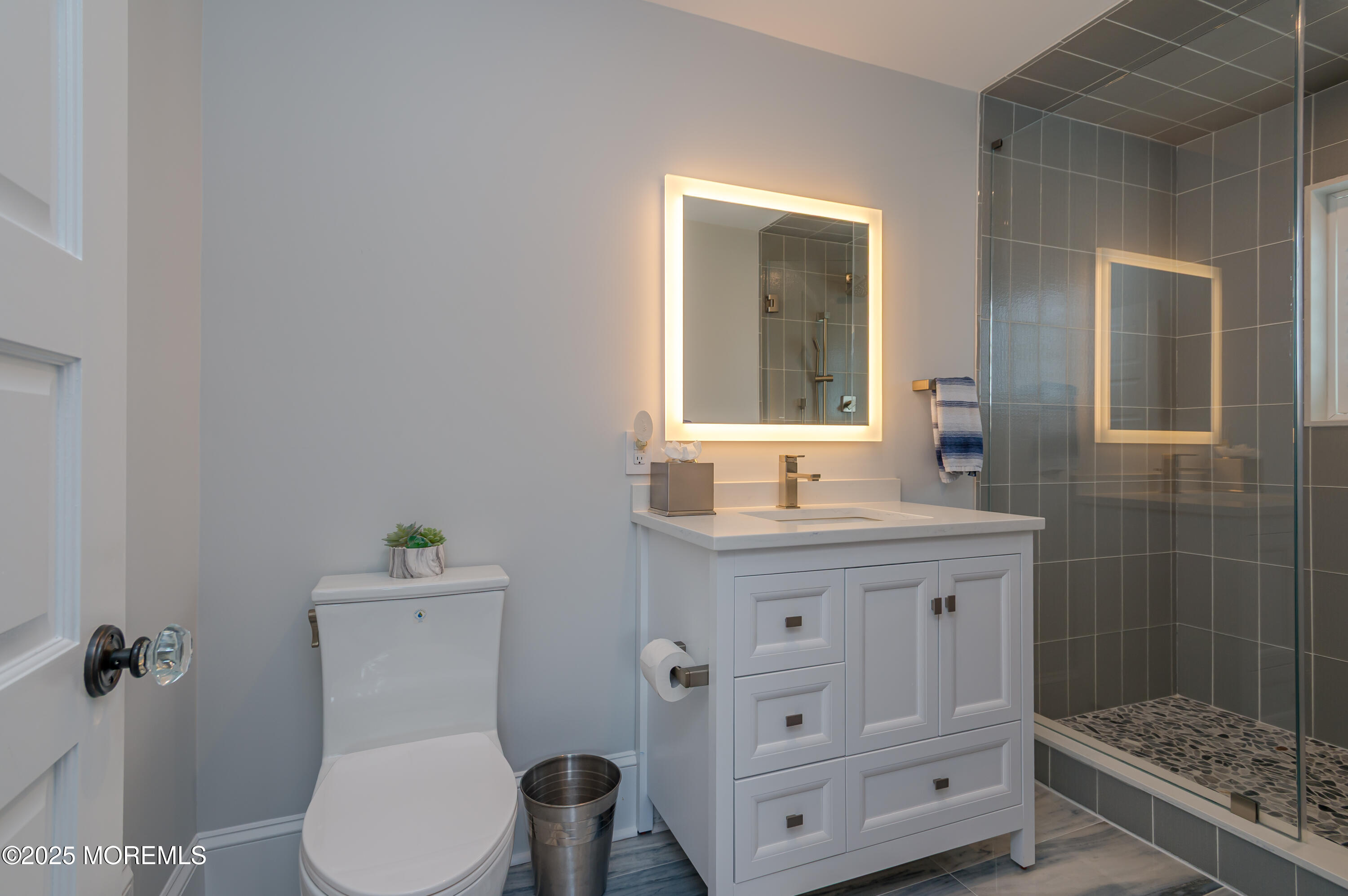 112 Passaic Avenue Spring Lake, NJ 07762 - Photo 36 of 69 a bathroom with a sink a toilet and shower