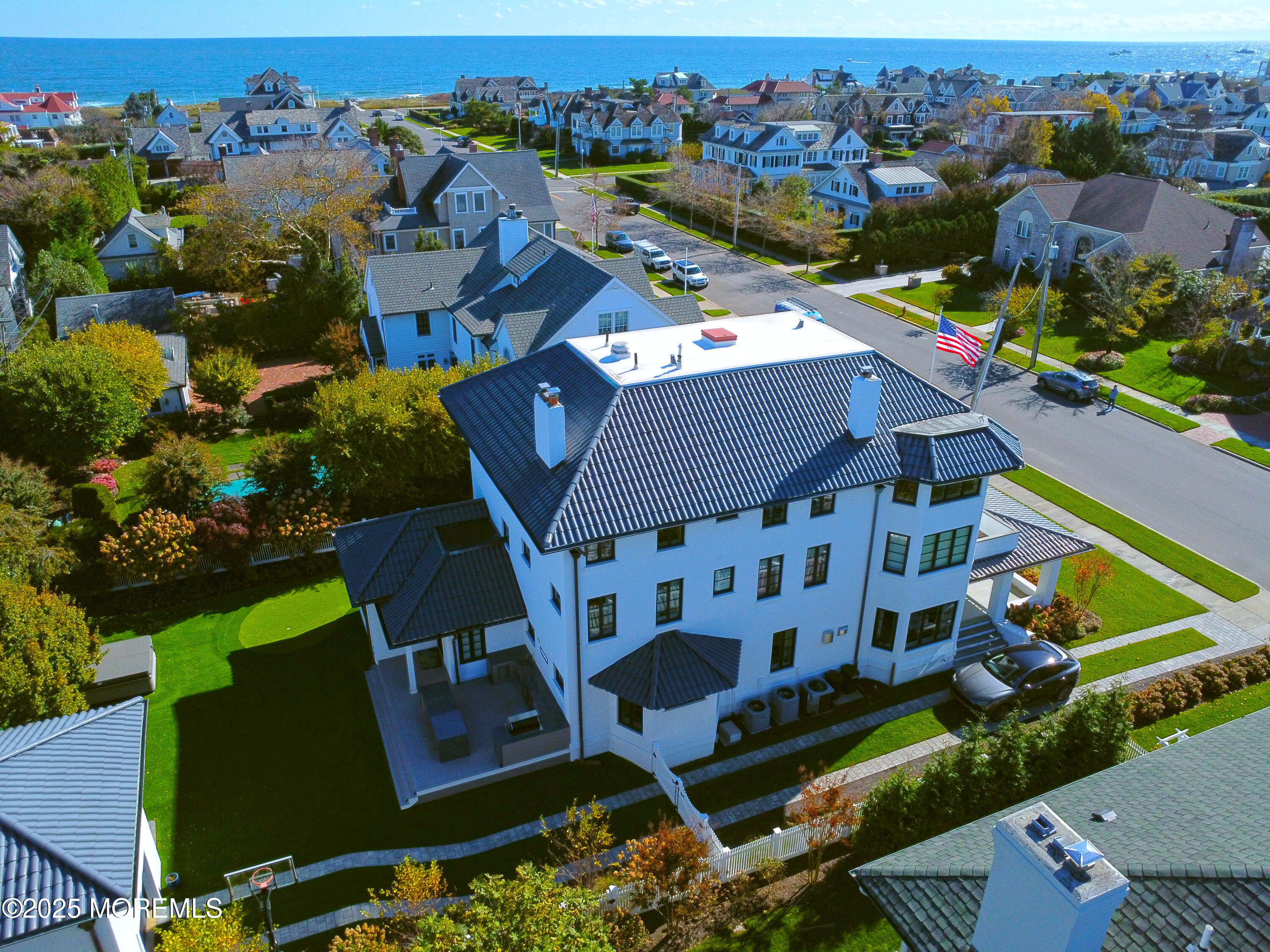 112 Passaic Avenue Spring Lake, NJ 07762 - Photo 52 of 69 an aerial view of a house with a big yard