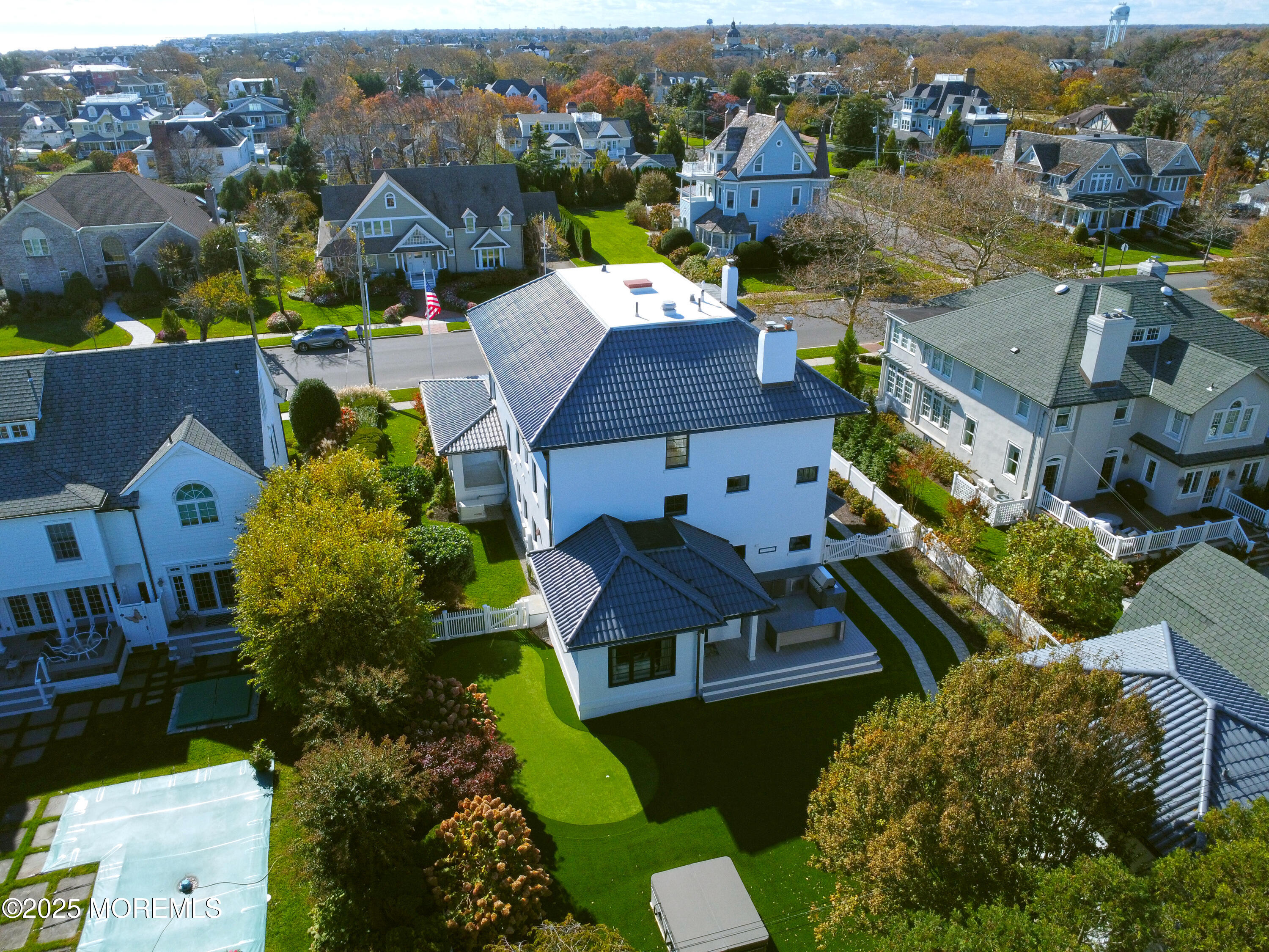 112 Passaic Avenue Spring Lake, NJ 07762 - Photo 54 of 69 an aerial view of multiple houses with a yard