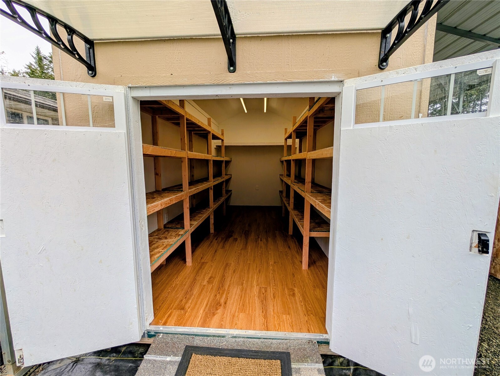 16 Copalis Rv Lane Copalis Beach, WA 98535 - Photo 31 of 39 a view of walk in closet with empty racks