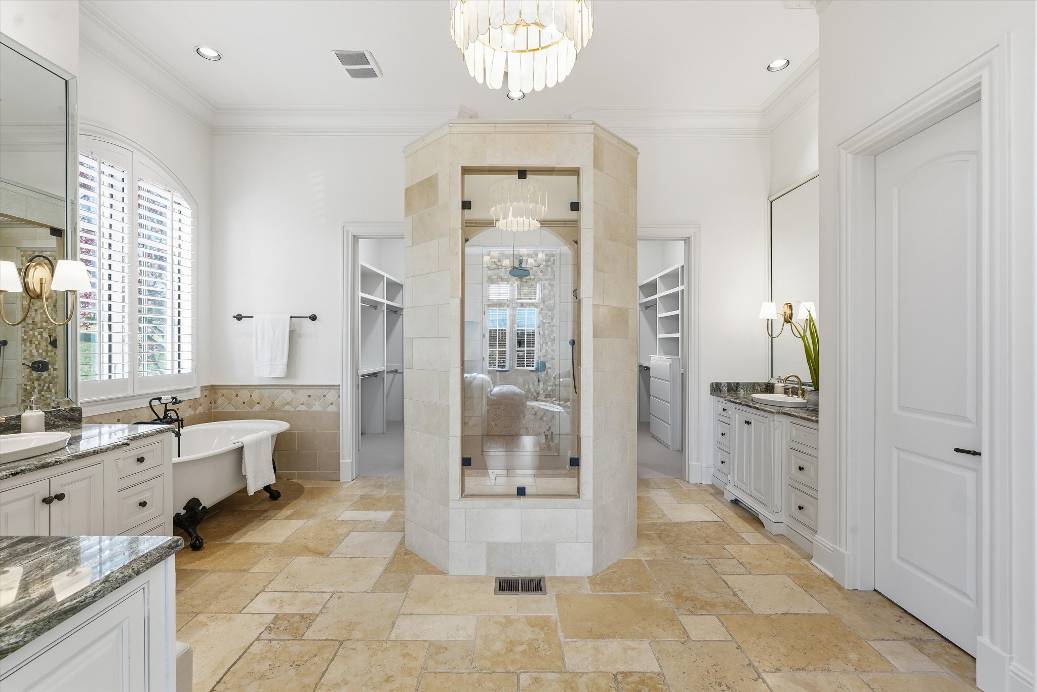 10 Colonel Winstead Drive Brentwood, TN 37027 - Photo 18 of 97 a large bathroom with a glass door shower and sink