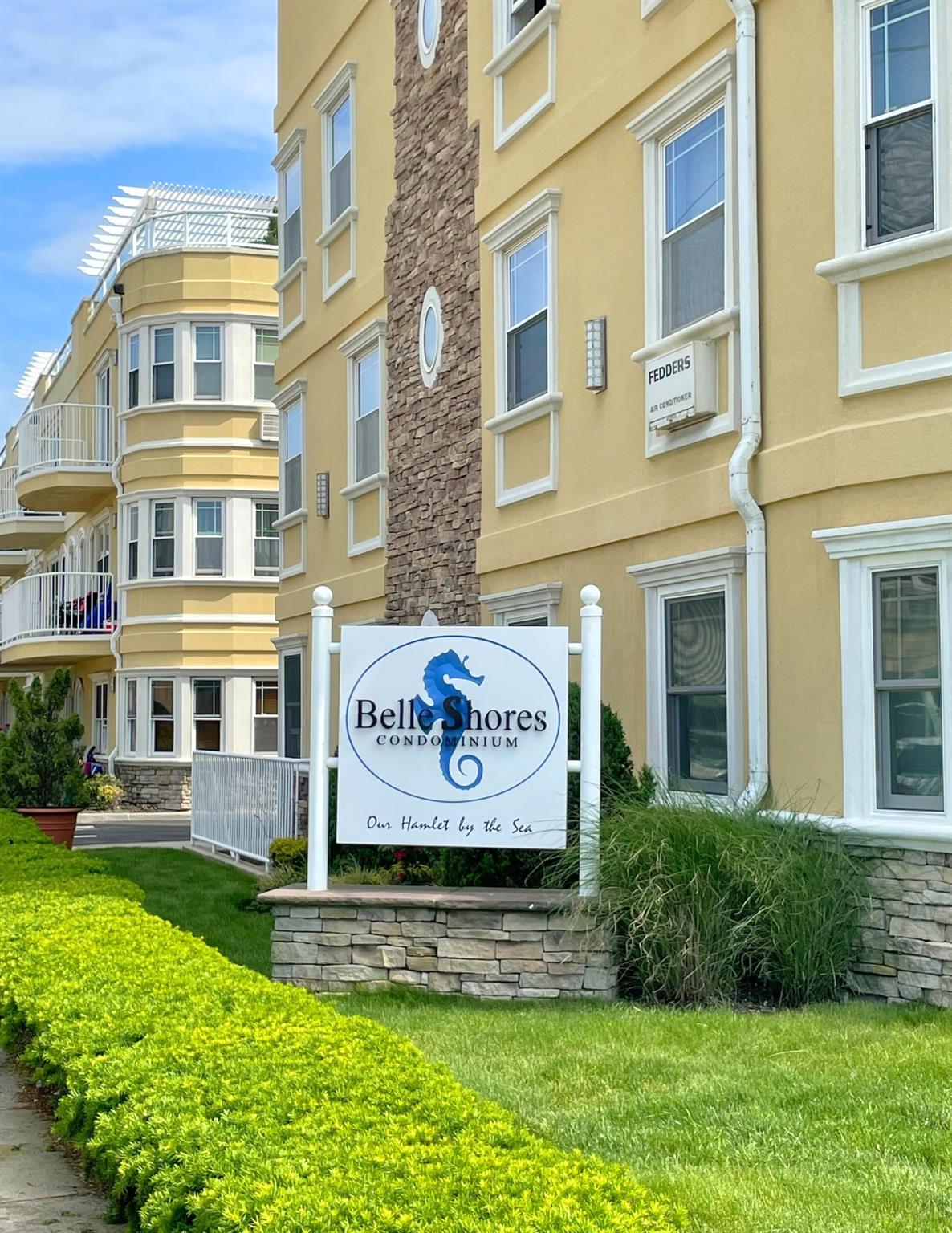 a sign on the side of a building