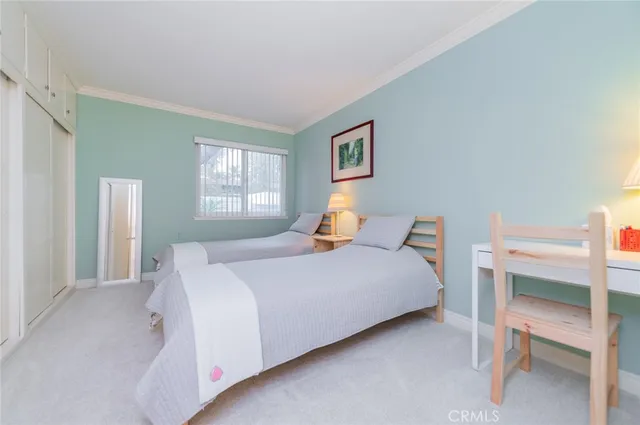 a bathroom with a sink mirror and vanity