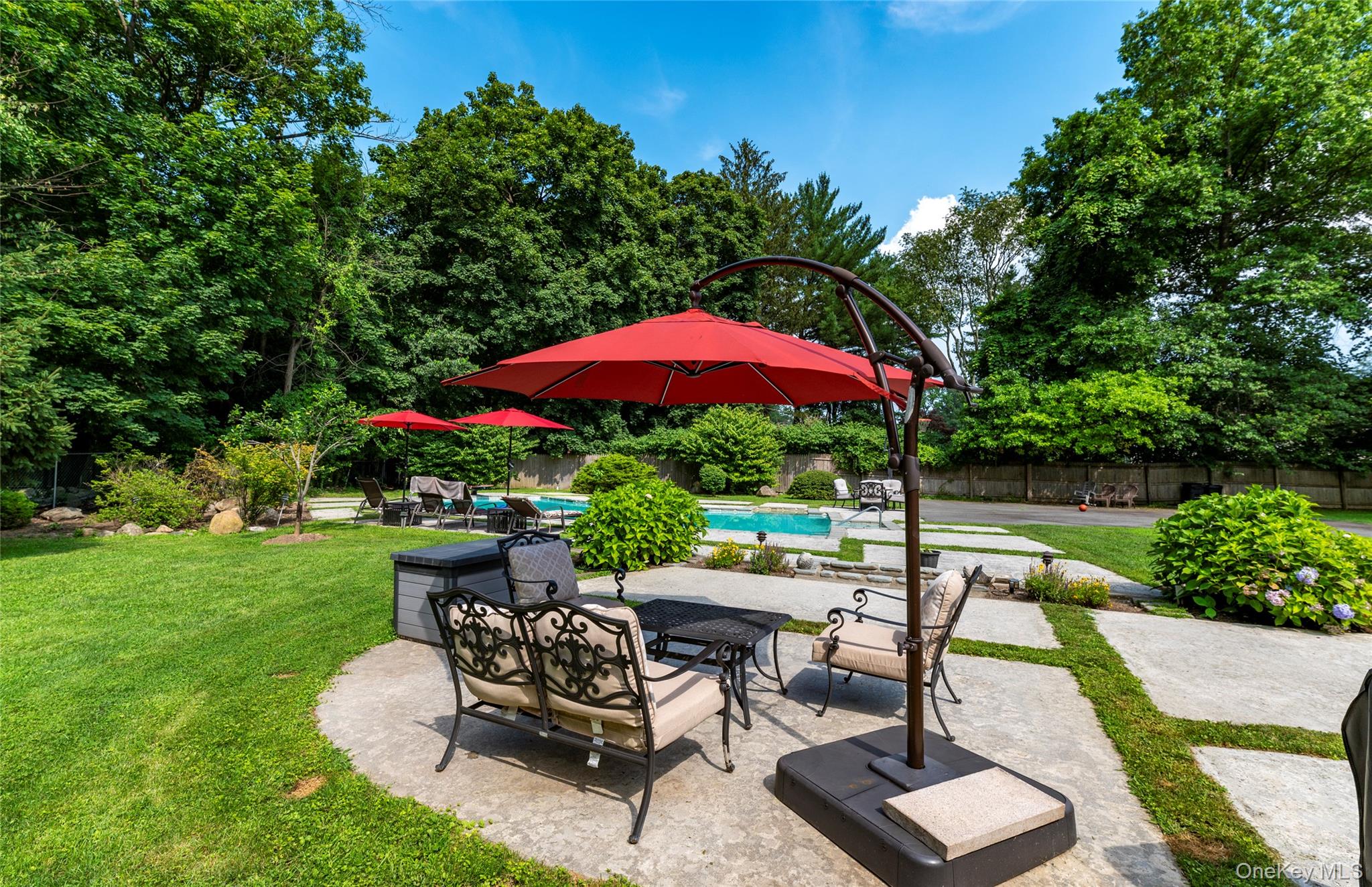 369 Phillips Hill Road New City, NY 10956 - Photo 35 of 40 Fenced backyard featuring a patio area