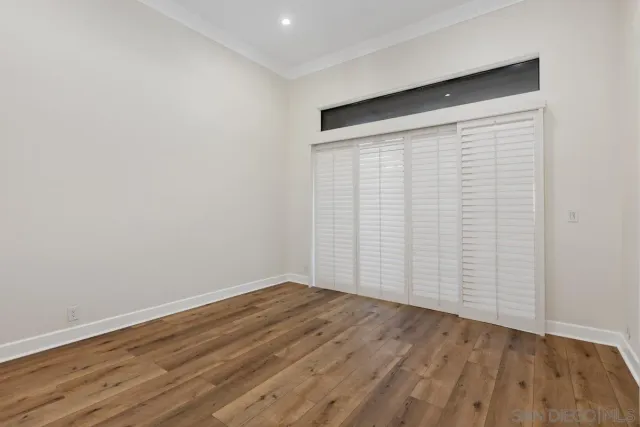 wooden floor in an empty room