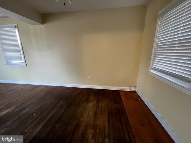 a view of wooden floor in a room