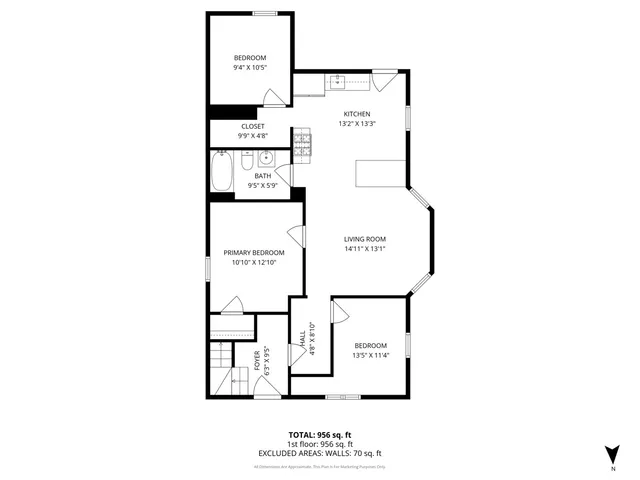 $1,950 | 515 George Avenue, Unit 1, Waukegan, IL 60085