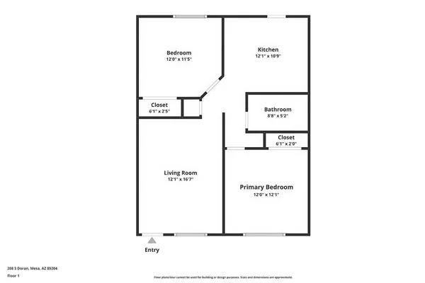 $1,099 | 208 South Doran, Unit 208, Mesa, AZ 85204