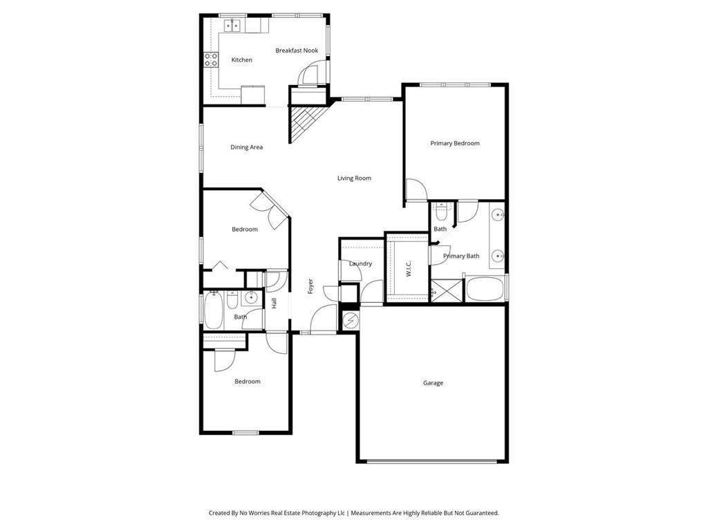 920 Danforth Place Arlington, TX 76017 - Photo 28 of 28 a picture of floor plan