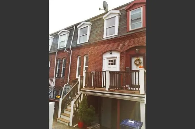 a view of front door of house