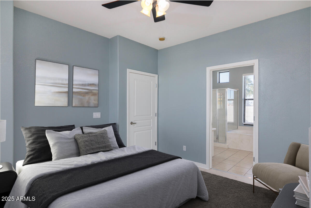 123 North Washington Street, Unit 22 Chandler, AZ 85225 - Photo 3 of 33 a bedroom with a bed and window