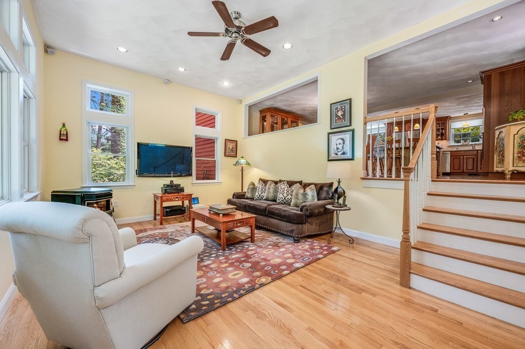 14 Mitchell Road Lynnfield, MA 01940 - Photo 14 of 36 a living room with furniture and a flat screen tv