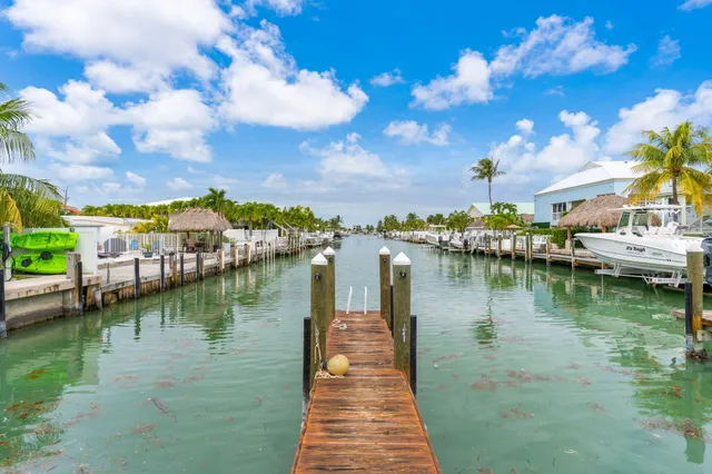 an aerial view of a house with a garden view