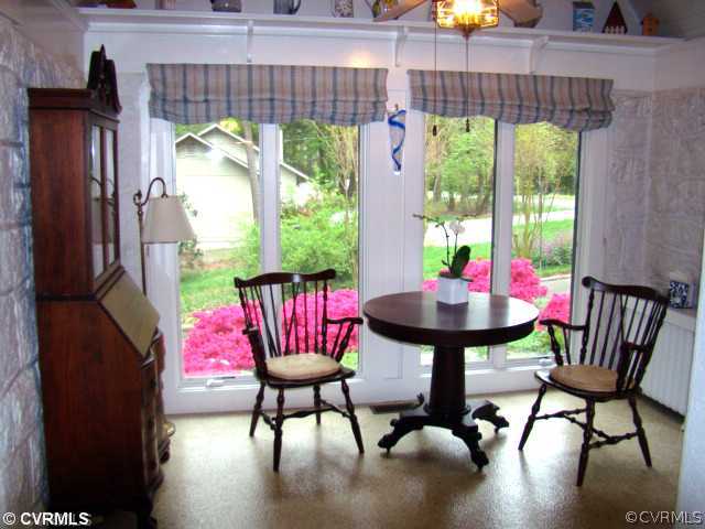 4515 Butte Road Richmond, VA 23235 - Photo 11 of 15 a view of a dining room with furniture window and outside view