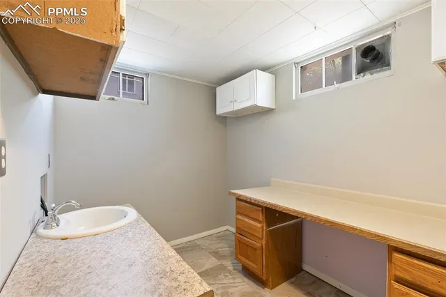 a room with table and chair