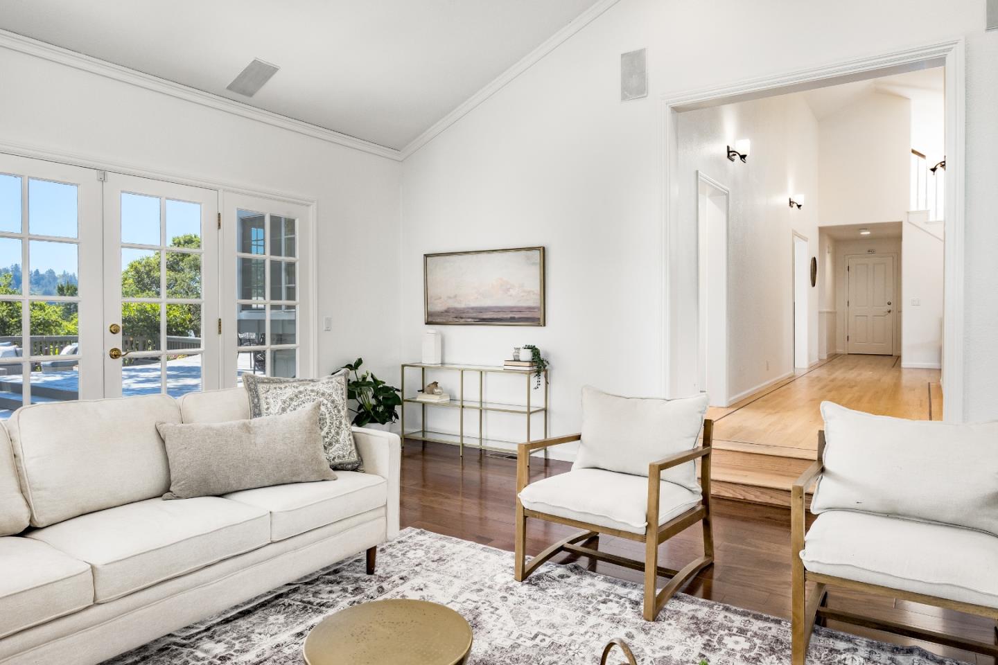 348 Los Robles Road Soquel, CA 95073 - Photo 12 of 87 a living room with furniture and a large window