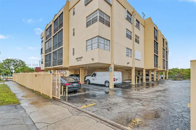 a view of a lake with a yard