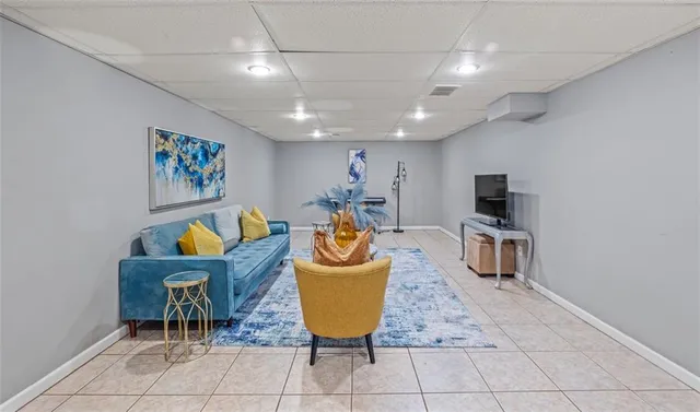 a room with furniture and a view