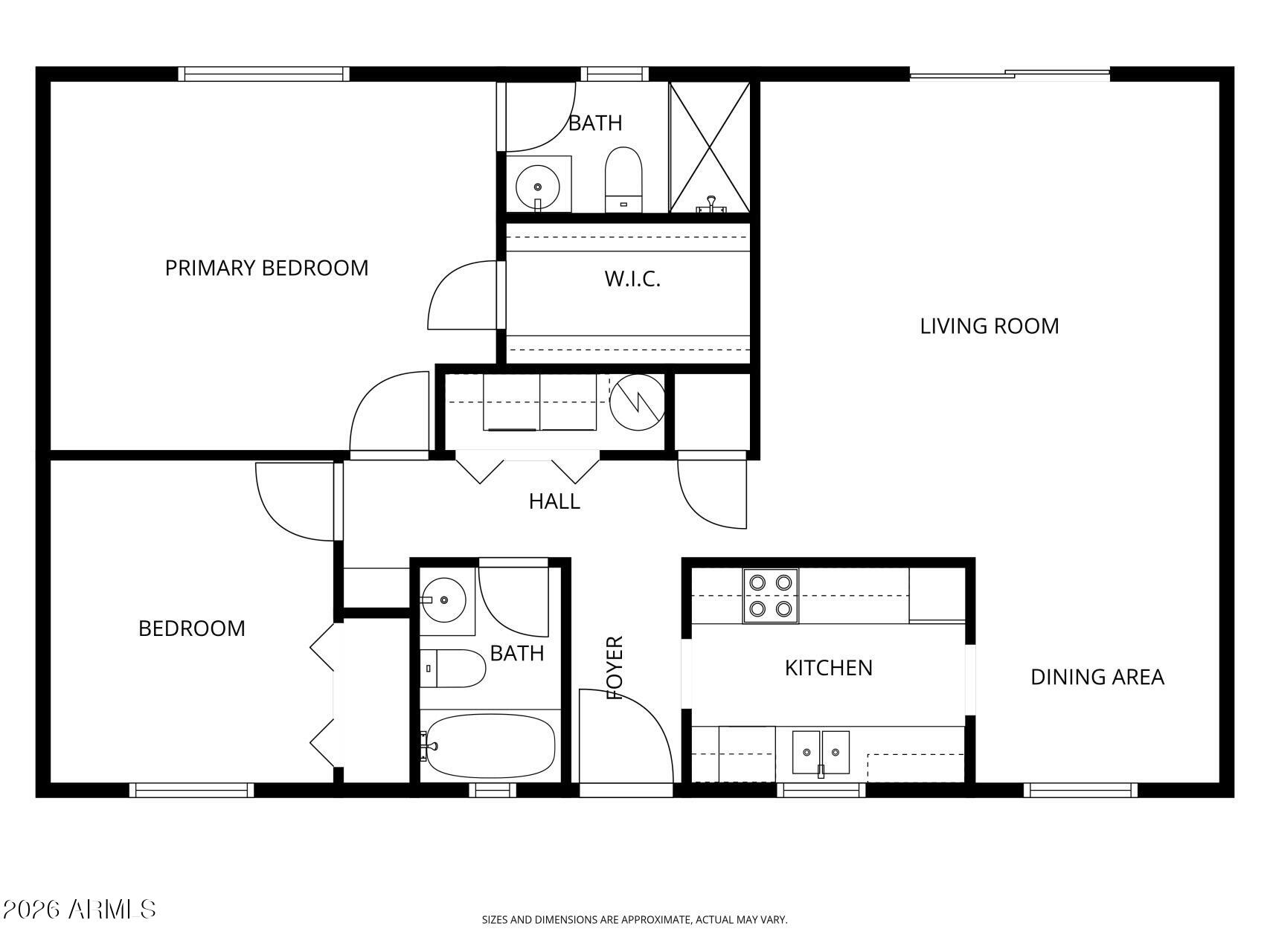 131 North Higley Road, Unit 16 Mesa, AZ 85205 - Photo 2 of 17 a picture of a floor plan