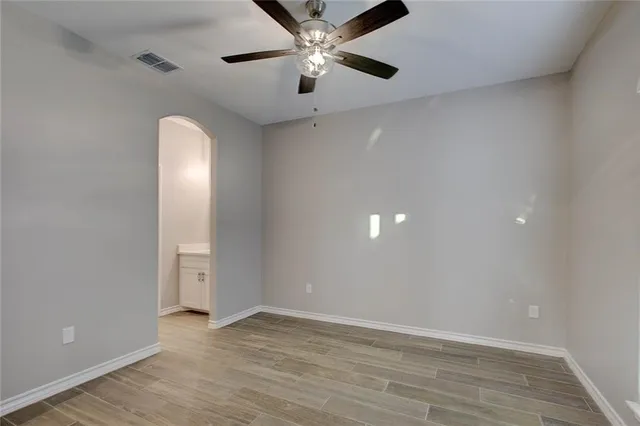 wooden floor in an empty room