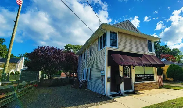 a view of a house with a patio