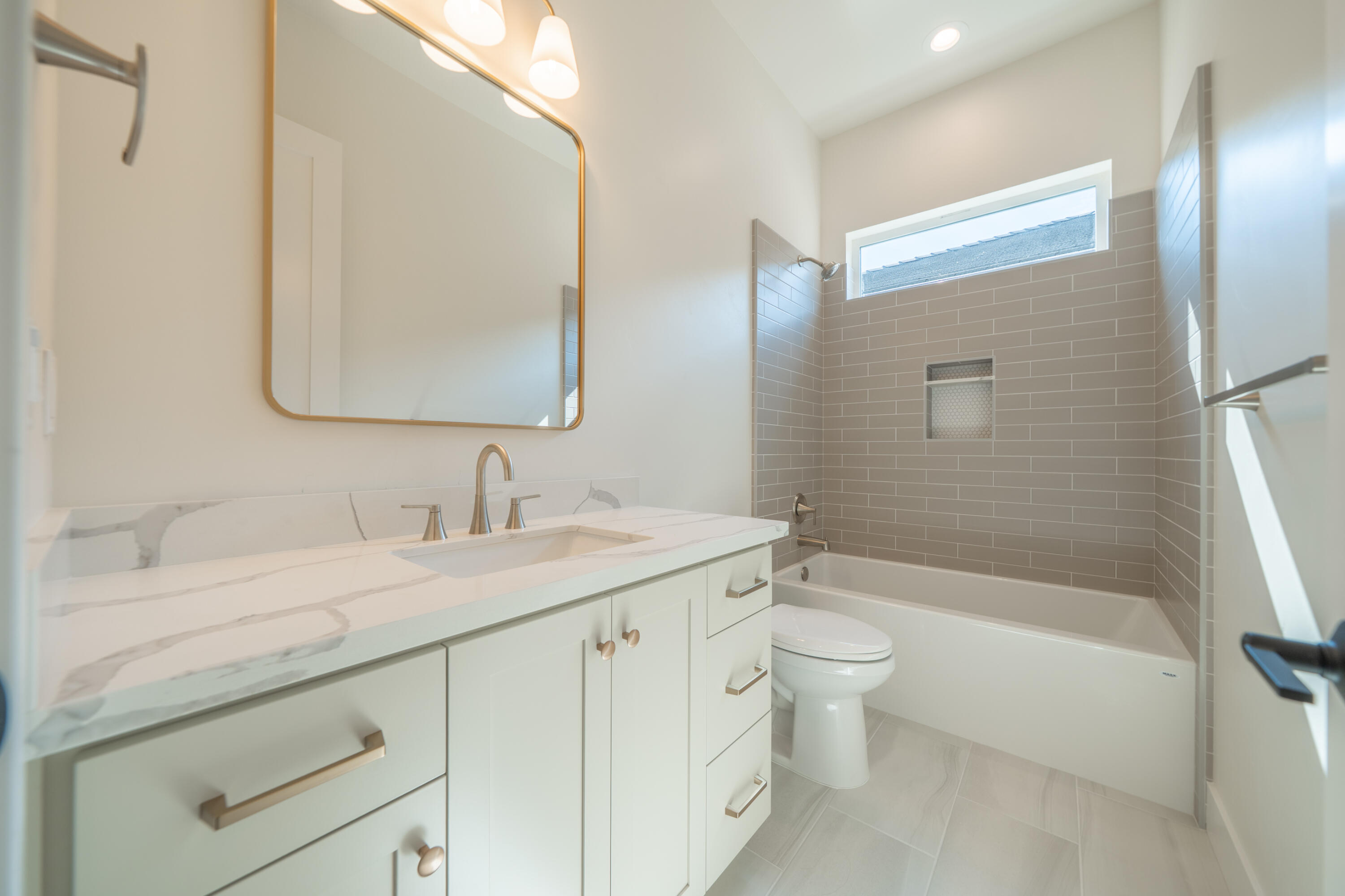 3792 Thomason Trail Redding, CA 96002 - Photo 31 of 42 a bathroom with a sink a toilet and shower