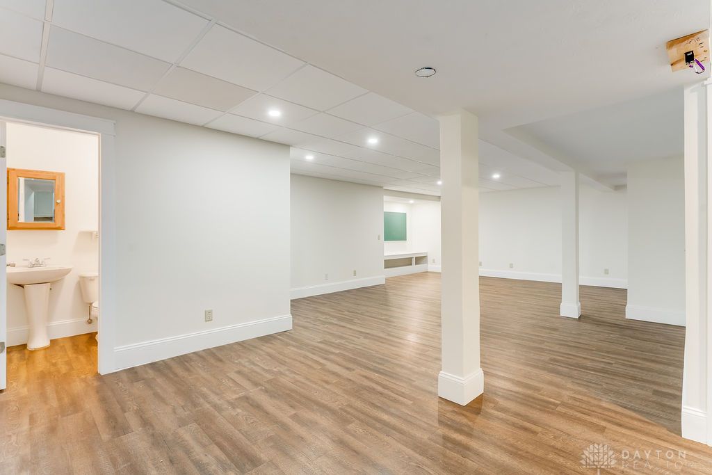 7400 Cook-Jones Road Waynesville, OH 45068 - Photo 45 of 72 This spacious, finished lower level offers versatile living space with durable flooring.