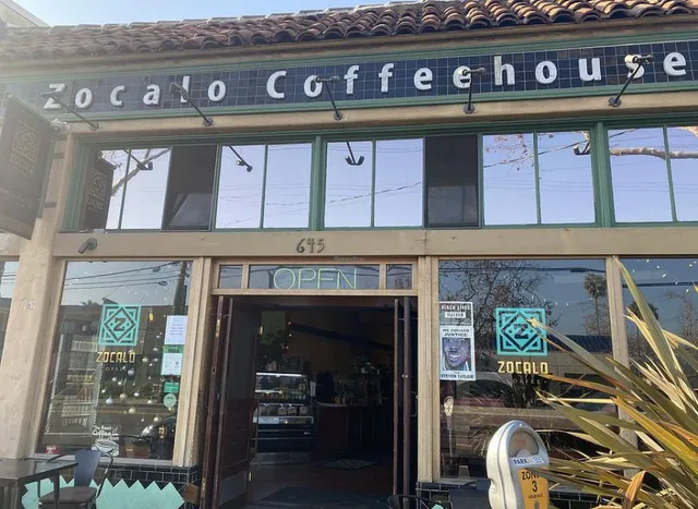 a front view of a building