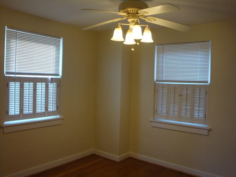 926 Braddock Road Forest Hills, PA 15221 - Photo 4 of 20 DINING ROOM W/NEW BLINDS * WOOD SHUTTERS * CEILING FAN * HARDWOOD FLOORS