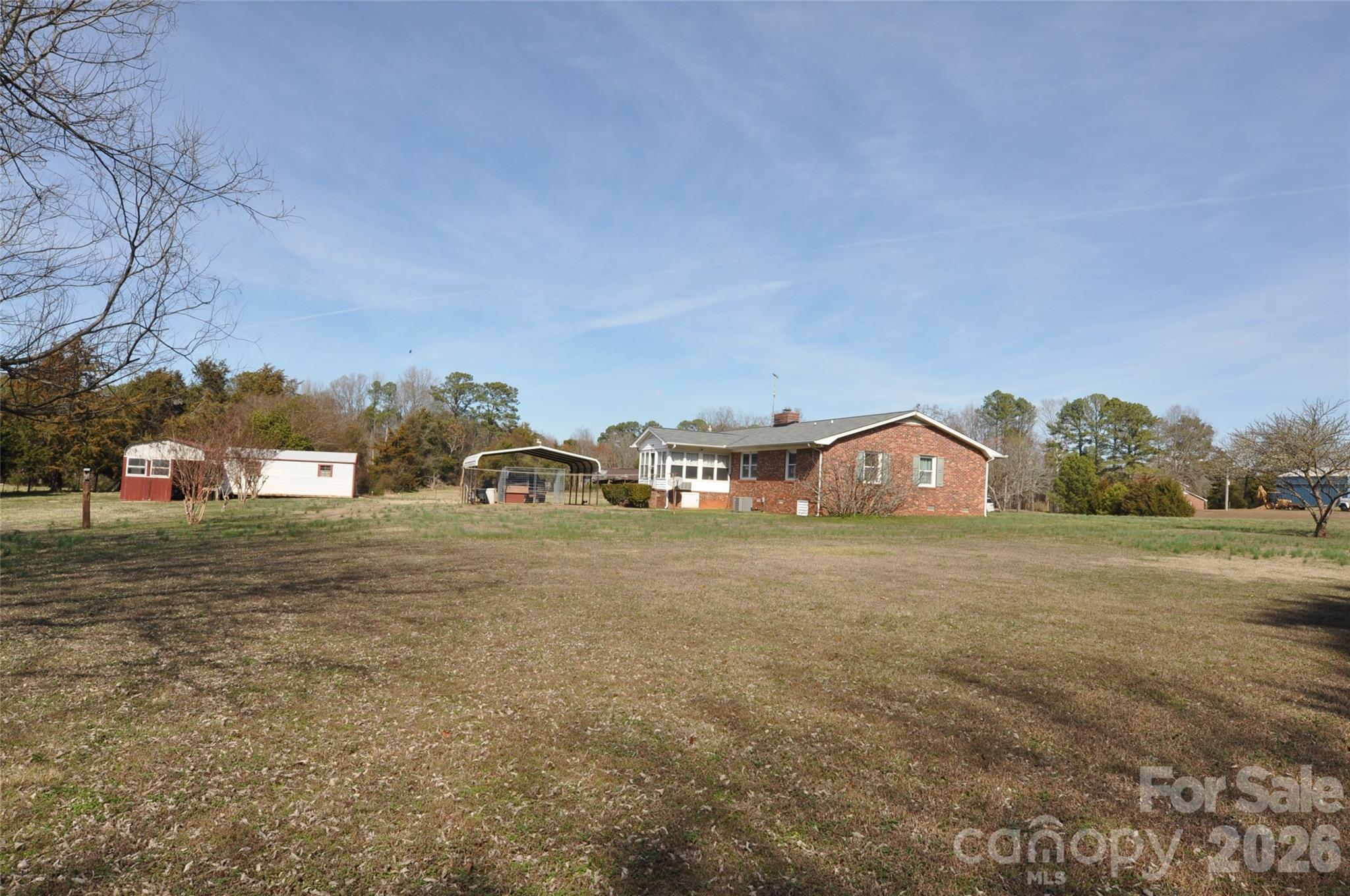 1316 Cornwell Road Blackstock, SC 29014 - Photo 41 of 48 a front view of a house with a yard and garage
