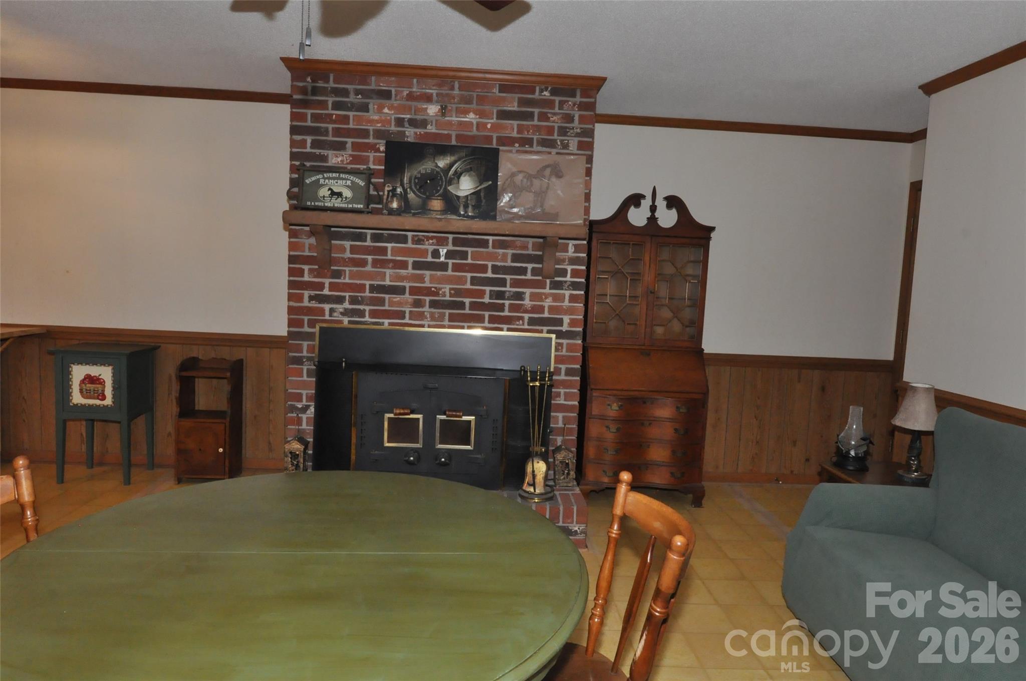 1316 Cornwell Road Blackstock, SC 29014 - Photo 5 of 48 a living room with furniture and a fireplace