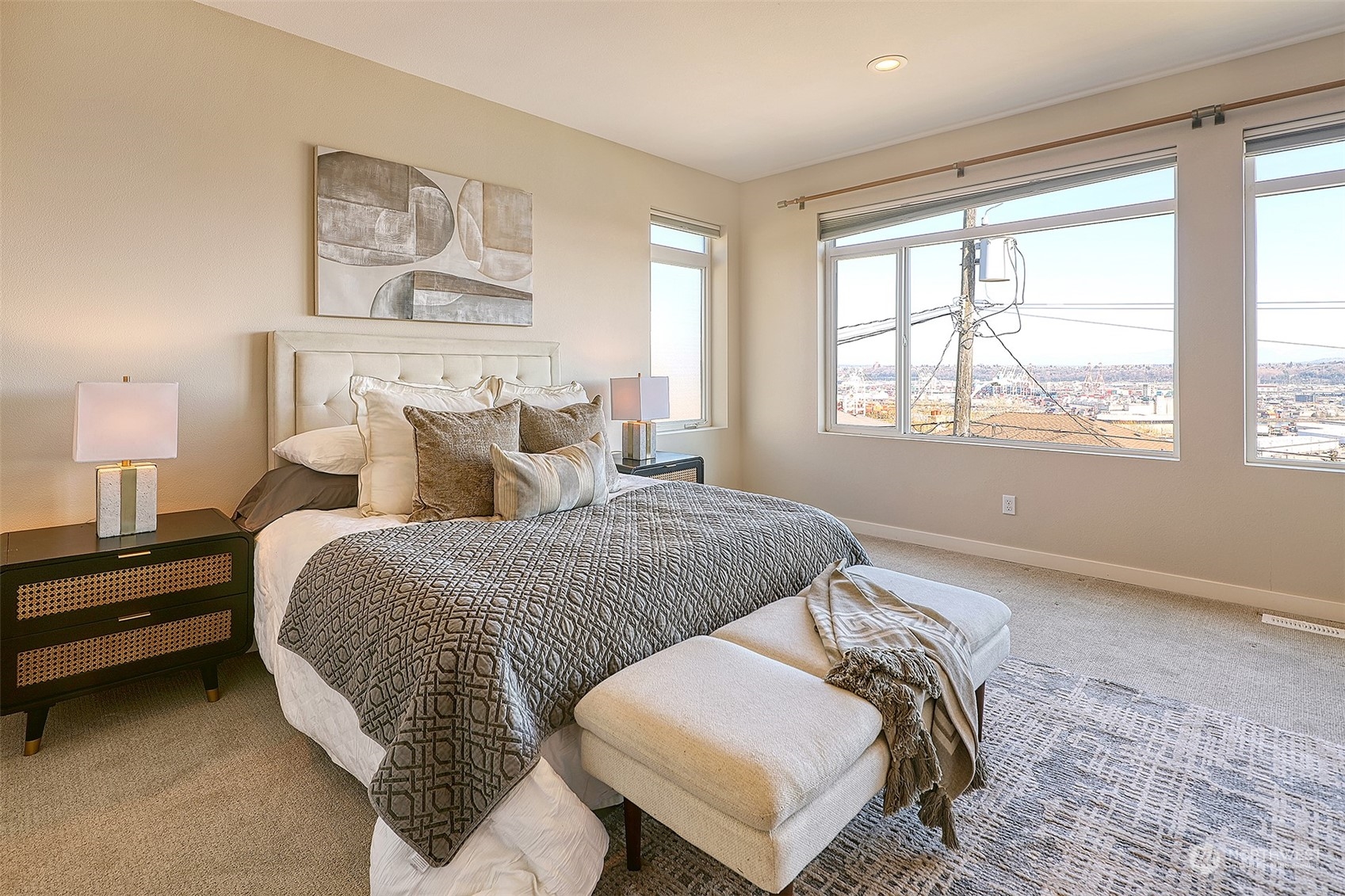 3263 35th Avenue Southwest Seattle, WA 98126 - Photo 17 of 38 a bedroom with bed and a window