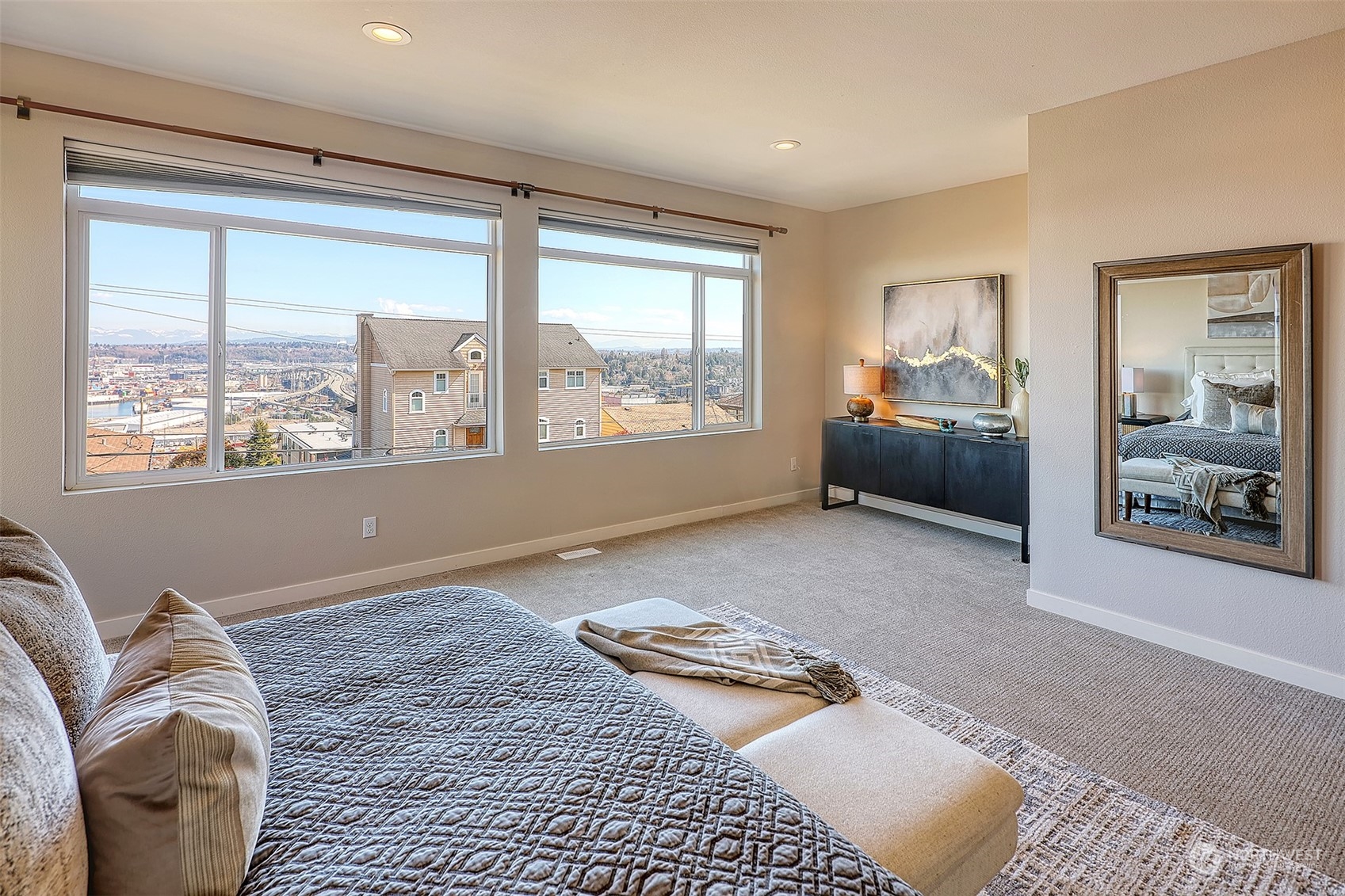 3263 35th Avenue Southwest Seattle, WA 98126 - Photo 18 of 38 a living room with furniture and a large window