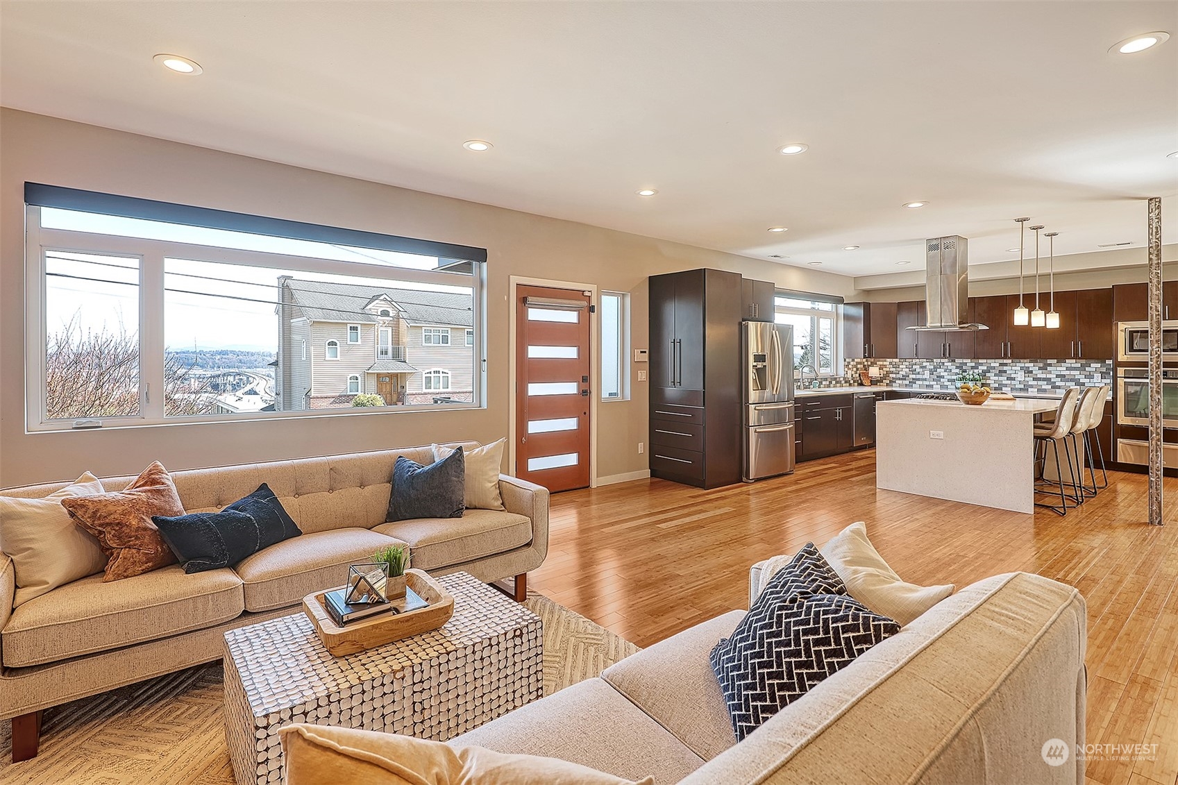 3263 35th Avenue Southwest Seattle, WA 98126 - Photo 4 of 38 a living room with furniture and a large window