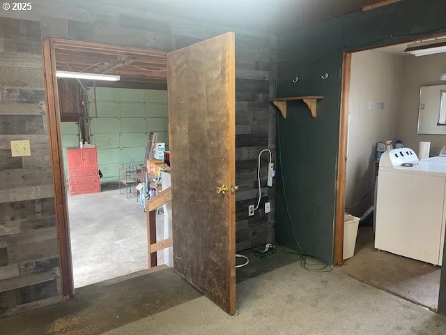 a view of a room with workspace