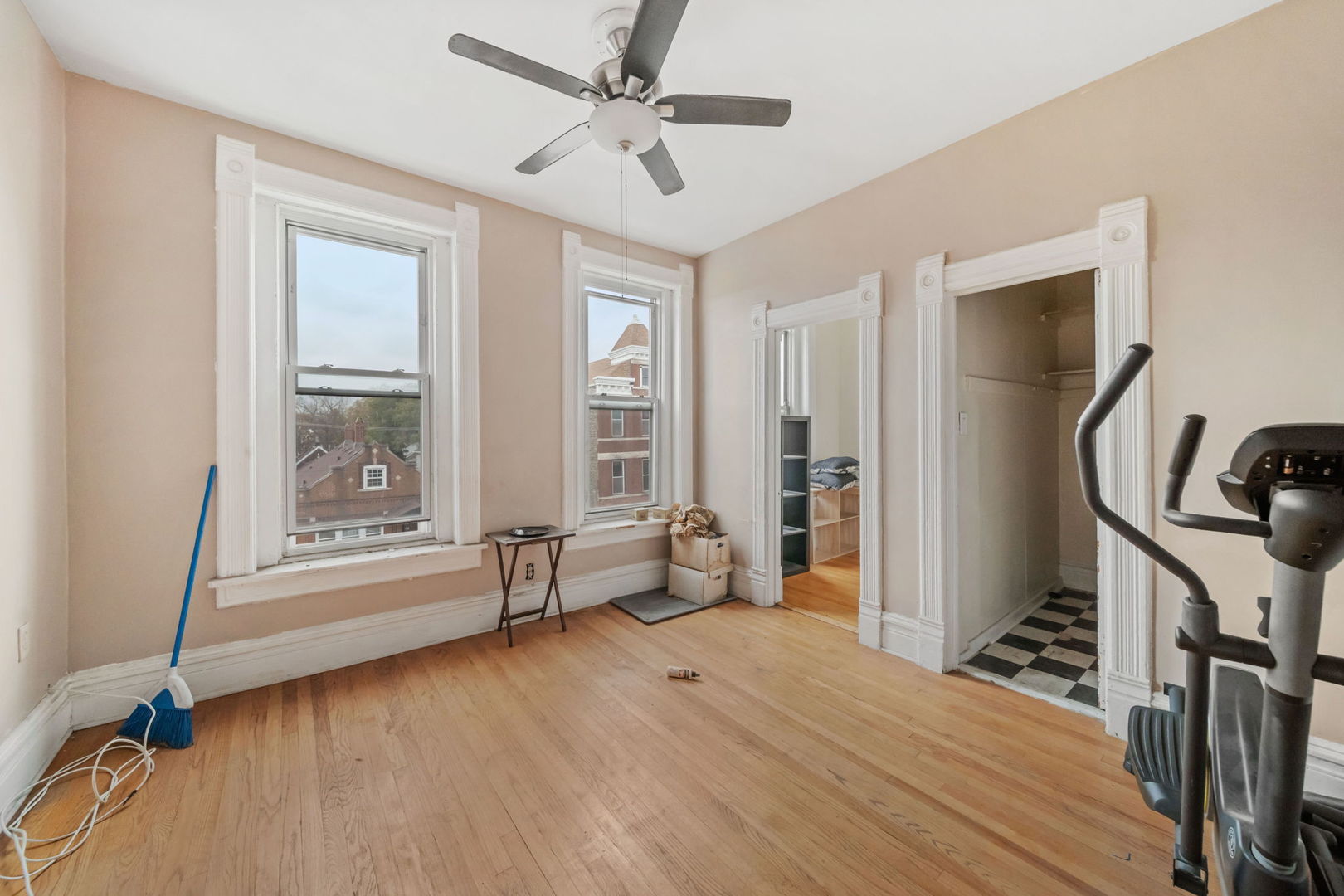 2236 West 19th Street Chicago, IL 60608 - Photo 24 of 40 a view of a livingroom with furniture and hardwood floor
