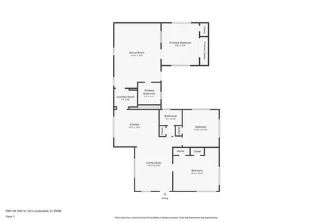 $715,000 | 1001 Northeast 16th Street, Fort Lauderdale, FL 33304