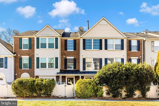 a front view of a residential houses