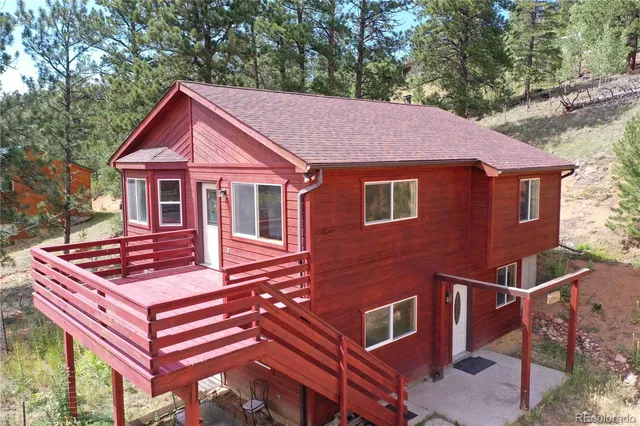 a front view of a house with balcony
