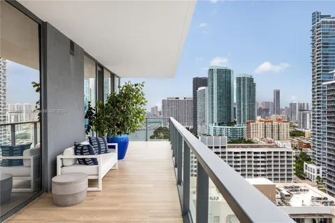 a view of outdoor space with seating area