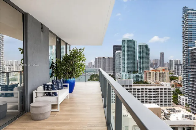 a view of outdoor space with seating area