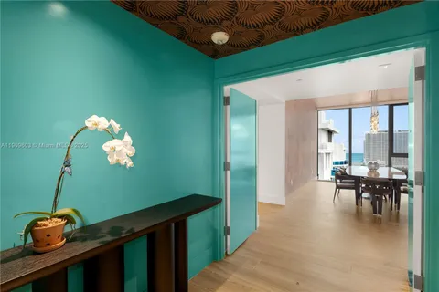 a view of a city with tall buildings