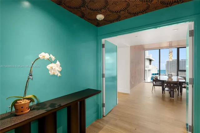 a view of a city with tall buildings