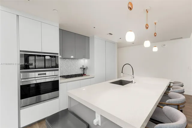 a view of balcony with furniture