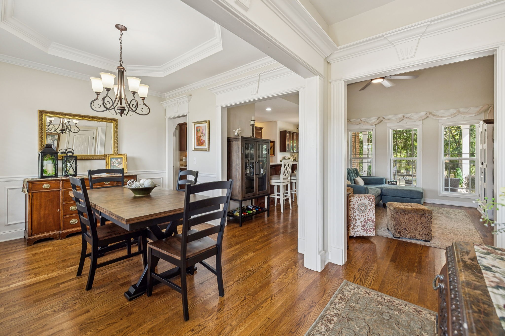 323 Amazonway Ridge Murfreesboro, TN 37130 - Photo 13 of 41 a view of a dining room with furniture window and wooden floor